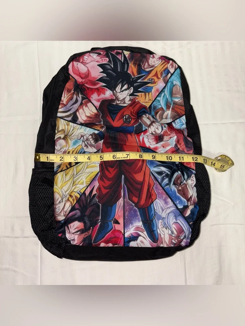 New! Dragon Ball Z Goku Graphic Backpack Set